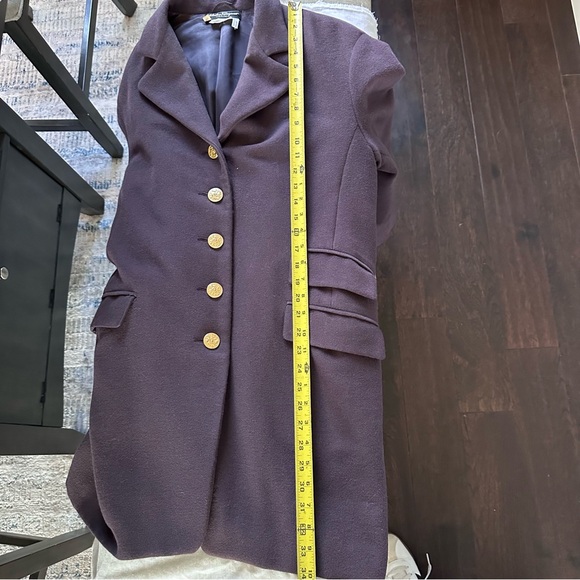 Salvatore Ferragamo Alpaca Wool Long Blazer Coat Made in Italy IT 42 US Size S - Picture 11 of 15
